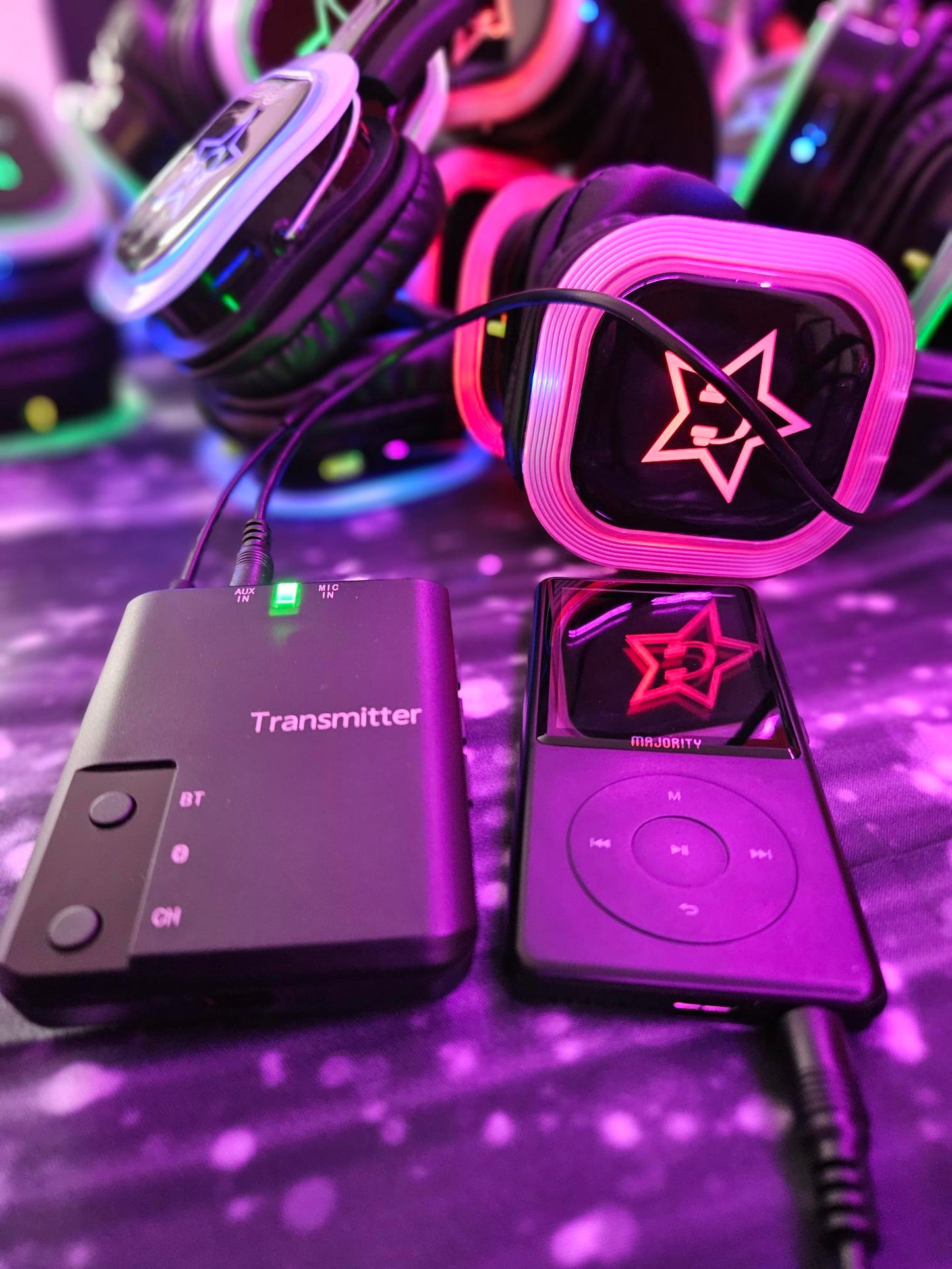 Silent Disco Hire- 15 Headsets, 2 Channels