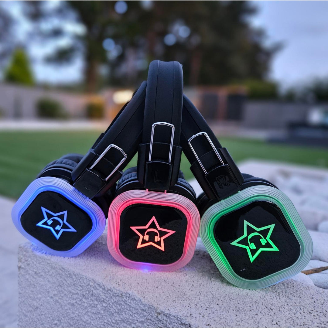 Silent Disco Hire- 15 Headsets, 2 Channels