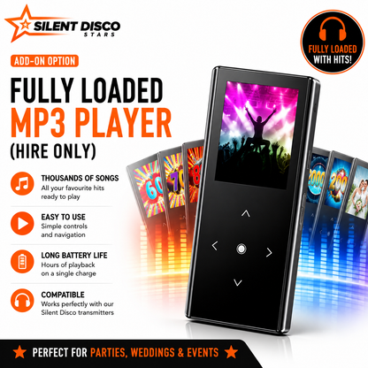 Silent Disco Hire - 10 to 600 Headsets